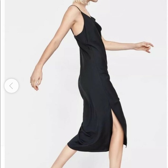 midi cami dress zara